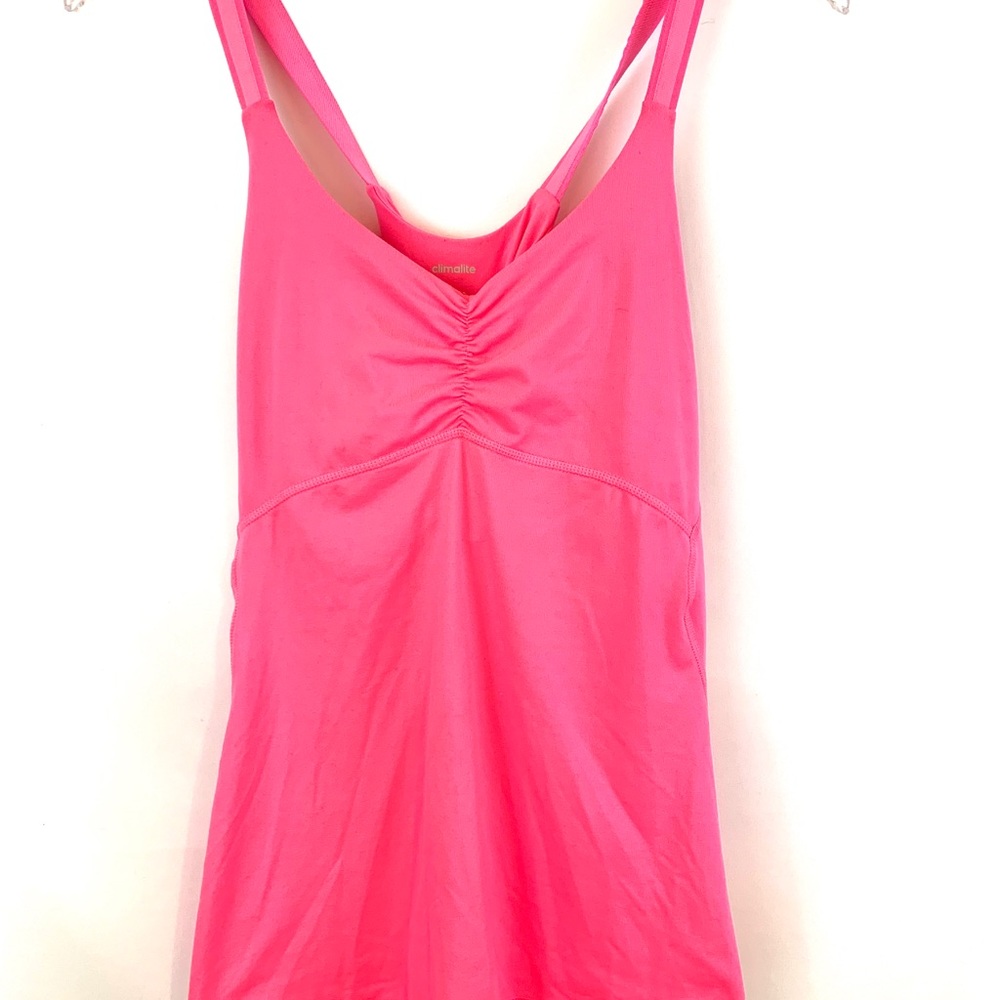 🌸Adidas Pink Crossback Exercise Top. Size XL